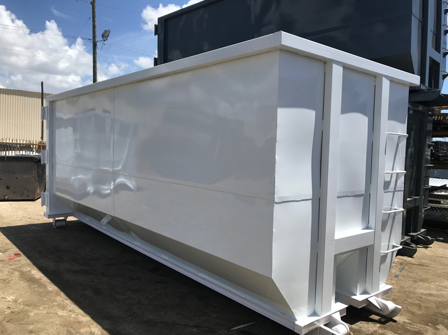 Open Top Roll-Off Container