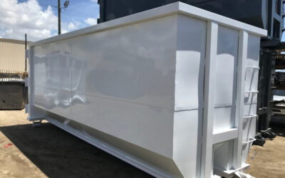 Open Top Roll-Off Container