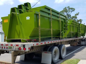 Open Top Roll-Off Container